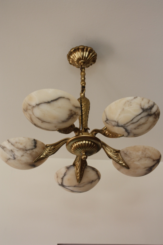 antike Deckenlampe um 1920 - Antik-Lampen - Verkauf und Restauration